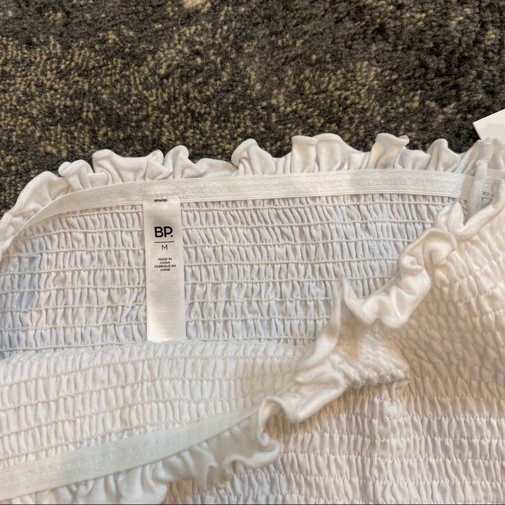 BP smocked white bandeau top - Picture 3 of 3